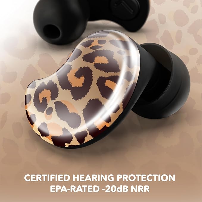 CURVD Cliq Noise Cancelling Ear Plugs – Reusable Concert Earplugs for Noise Reduction with Swappable Covers, 5 Tip Sizes & Travel Case. Stylish, Comfy, and Customizable Protection
