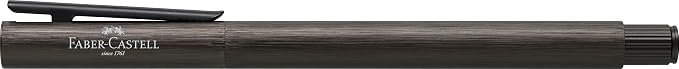 Faber-Castell NEO Slim Fountain Pen, Aluminum Gunmetal - Broad