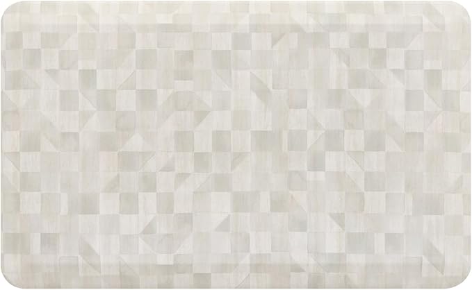 House of Noa Nama Standing Mat – Anti-Fatigue Kitchen Mats for Floor, Cushioned & Non-Slip Comfort Mat for Standing, Thick Foam Anti-Fatigue Mat for Kitchen & Workspaces, Georgia Clay 22" x 36"