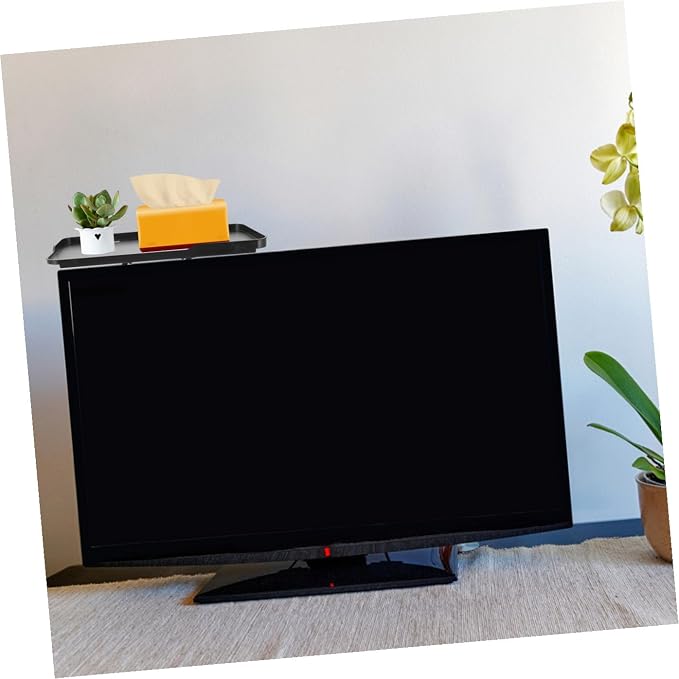 PRETYZOOM Monitor Shelf Tv Hanger Creative Office Storage Bracket Desk Stand Strong Load Capacity