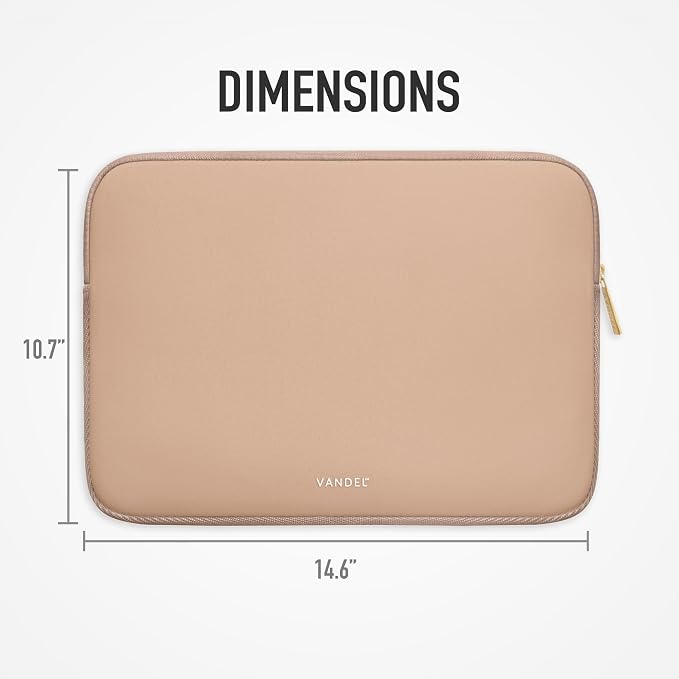 Vandel Slim MacBook Pro 16 Inch Laptop Sleeve, 15.6-16 inch Laptop Case, Protective MacBook Case Sleeve, Dell XPS 16 Cover 15.6 in, HP 15-fc, Lenovo IdeaPad 15, Mac Book Pouch, Computer Carrying Bag