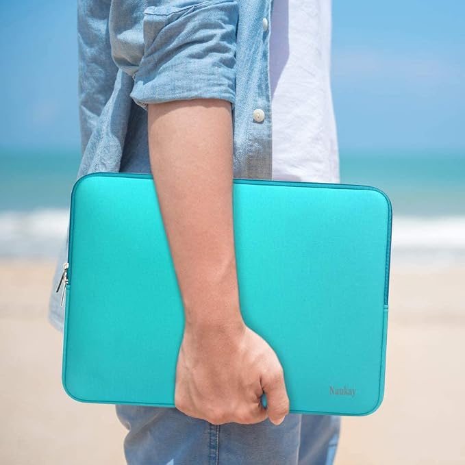Laptop Case 14 Inch, Resistant Neoprene Laptop Sleeve/Notebook Computer Pocket Case/Tablet Briefcase Carrying Bag for 14 inch HP, Lenovo, Asus Notebook, Ultrabook, Blue