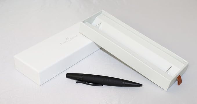 Faber-Castell e-motion Fountain Pen, Wood and Chrome Black - Extra Fine