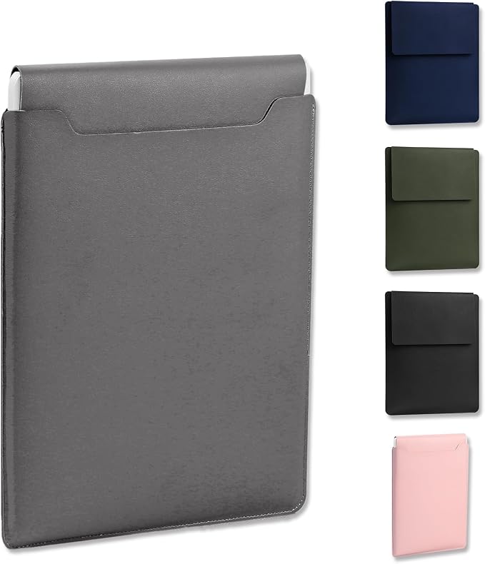 13.3-14 Inch Laptop Sleeve - Thin & Padded Case Compatible with 14" (2022), 13.3" (2015) Models | Portable Dark Gray Protective Sleeve (Dark Gray, 13.3-14 Inch)