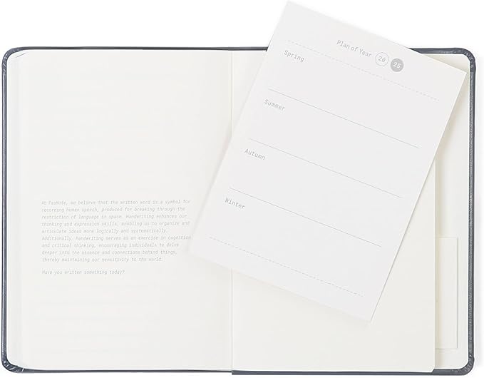 Dotted Journal Notebook 4 x 5.6 in (A6), 160 Pages, PU Leather Hardcover, 100gsm Thick Paper, Pocket Bullet Journal for Ideas, Planning & Notes, Planning Card Included (2025) (Dark Green)