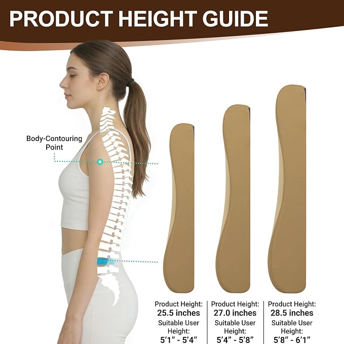 2-in-1 Neck Pillow Lumbar Support Pillow for Recliner Couch & Nursery Glider Chairs- High-Resilient Foam Cushion Ergonomic Back Support for Comfort in Rocking, Feeding, Nursing Brown M