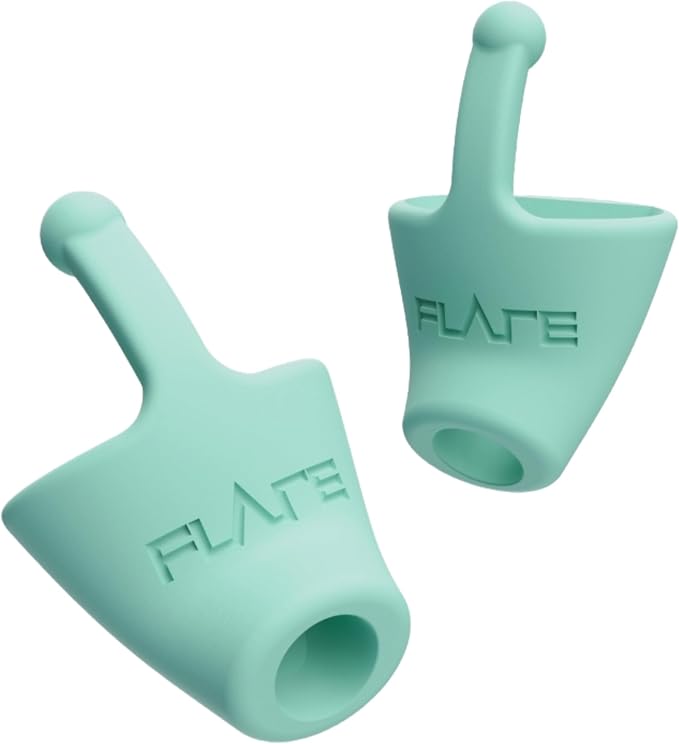 Flare Audio Calmer | Noise Reducing Ear Plugs Alternative | Silicone Reusable Ear Plugs for Noise Sensitivity, Focus and Travel | Ear Plugs for Noise Reduction (Standard, Mint)