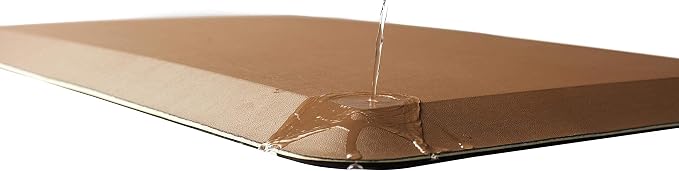 Mabel Home Anti Fatigue Floor Mat- 3 Size(20x32 & 20x39 & 24x70),16 Colors - Standing Desk Mat-Kitchen Floor Mat-Stain ResistantHome Non-Slip Bottom, Extra Soft (Brown, 20" x 32")
