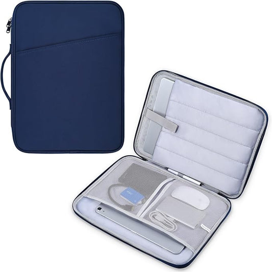 Protective Laptop Sleeve Bag for MacBook Pro 14 inch with M5 M4 M3 M2 M1 Chips Pro Max A3426 A3427 A3434 A3112 A3401 A3185 A2992 A2442 2026-2021, Apple MacBook Carrying Case with Accessory Pocket-Blue