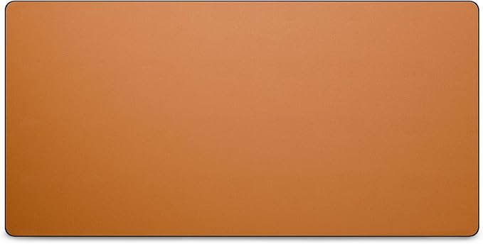 Jotsome Leather Desk Pad Mat, 34" x 17", Tan | Non-Slip Desk Blotter Pad - Desk Protector for Office, Home, Laptop and Desktop