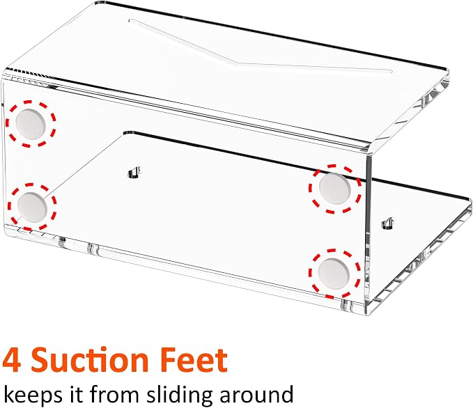 FUCDTEFC Acrylic Mail Holder, Mail Organizer Wall Mounted Clear File Letter Organizer, Vertical Envelope Mail Holder for Desk, Lightweight Countertop Bill Sorter Invoice Stand for Home Office School | Vertical, Envelope, Lightweight, Countertop, Bill H...