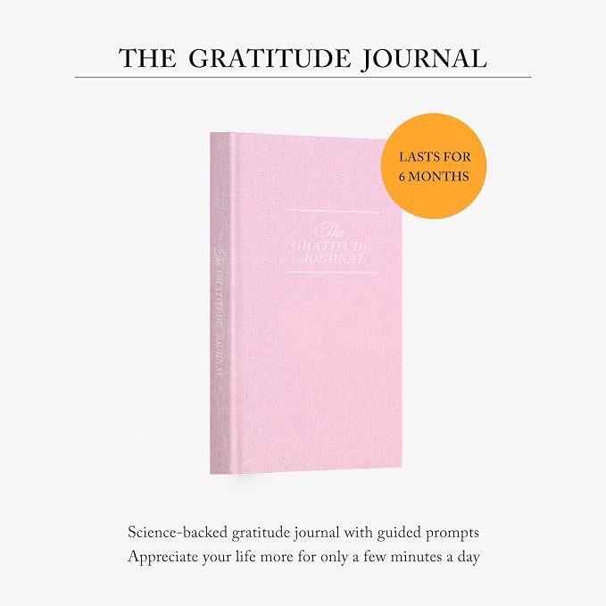 The Gratitude Journal - for More Mindfulness, Happiness, Positive Vibes, Affirmations, Productivity, and Self Reflection -Undated Daily Journal