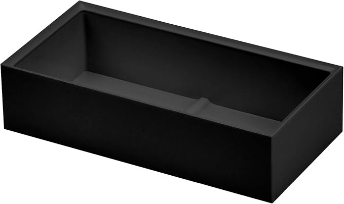 Bostitch Office Konnect Desk Organizer Accessory Tray, Wide, Stacks for Desktop Storage, Black