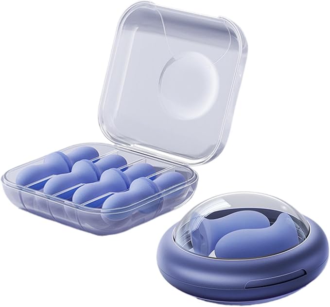 Noise Cancelling Ear Plugs, Enhanced Focus and Rest, 1.3x2.1x2cm, Noise Reduction Ear Plugs, Hearing Protection Earplugs, Travel Versatility, for Musicians Light Sleepers