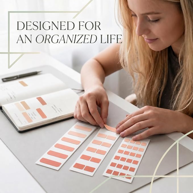 420Pcs Gradient Index Tabs, Translucent Sticky Note Tabs for Annotating Books & Bible, Aesthetic Reading, Study, Journaling & Office Supplies, 3 Size Clear Page Markers Stickers (Pink)