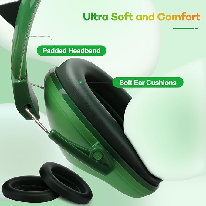 Noise Cancelling Headphones for Kids, Kids Ear Protection 28dB SNR Noise Reduction Ear Muffs for 3-16 Years Toddler/Children, Noise Cancelling Headphones Hearing Protection For Fireworks/Monster Truck