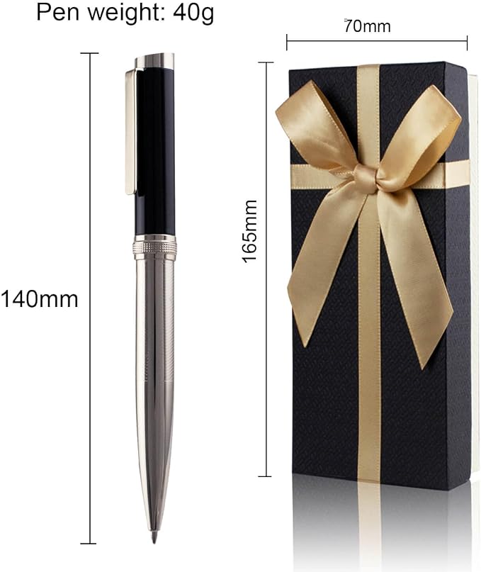Yastar Luxury Pens Personalized, Custom Pens for Men Women, Elegant Pen for Professional Writing, Ballpoint Pen Engraved with Name, Unique Groomsmen Gifts, Business Gift for Executive