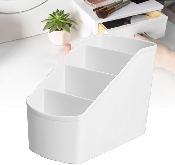 HEEPDD Desk Organizer, Plastic for Office, School, and Vanity Storage Supplies