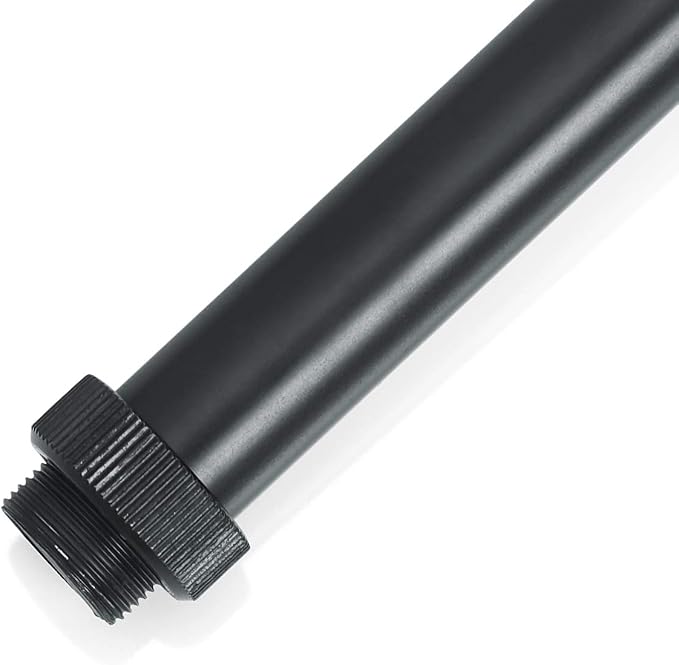 Gator Frameworks Adjustable Angled Mini Boom Arm with Interlocking Design, 9" Boom Arm (GFW-MIC-CLMPBM9)