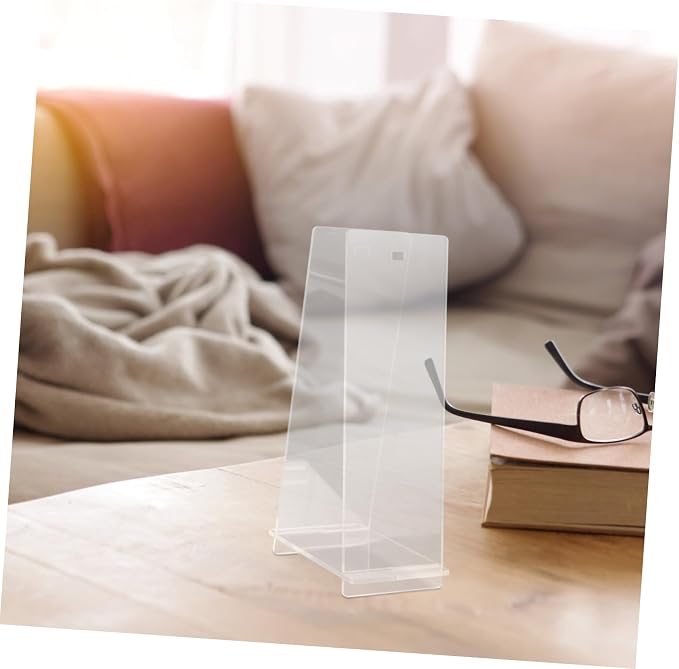 Stylish Acrylic Flip Calendar Rack Multi Functional Desk Calendar Holder for Office Home Decor Stable Structure Smooth Surface Design for Seamless Display