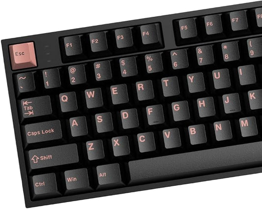 Guffercty kred Cherry Profile PBT Keycaps 156 Key Set, Oil Proof Fade Resistant Keycaps Fit 60%/65%/75%/80%/TKL/100% Mechanical Keyboard (Wasabi)