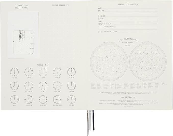 DesignWorks Ink Standard Issue Notebook No. 3, Undated Daily Planner & Writing Journal, 192 Lined Pages, Pen Holder, Small Notebook for Work & Journaling, 6.75 x 8.5 in, Army Green Chili