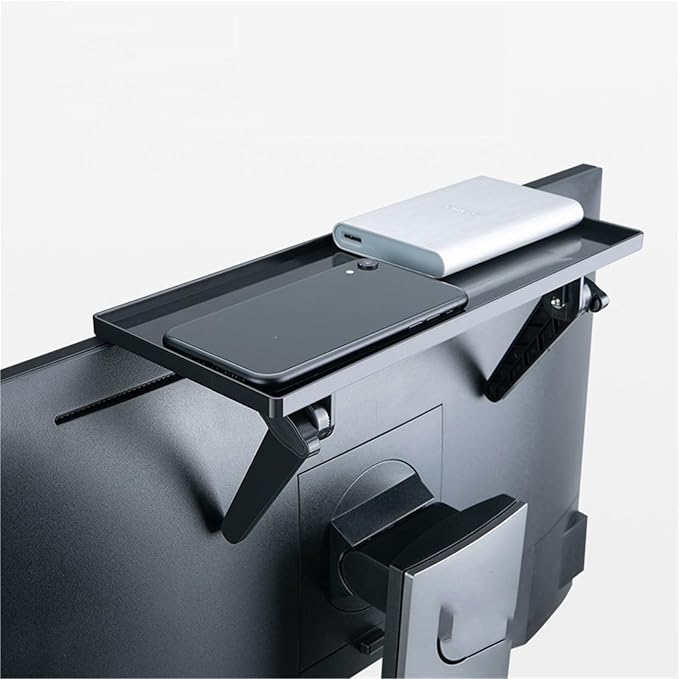 Adjustable TV Screen Top Shelf Display Shelf Computer Monitor Riser Desktop Stand TV Rack TV Top Monitors Simple Bracket(ZWJ-H-1)