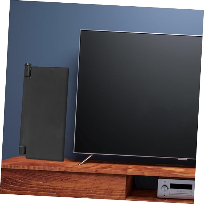 Uonlytech Sturdy Tv Top Shelf Monitor Top Storage Rack with Floating Design for Router and Remote Organization Sleek Desktop Stand for Living and Office Easy to Install Monitor Shelf