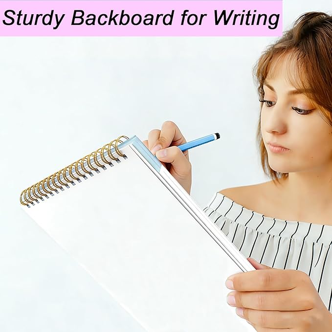 Oleyzee To Do List Notepad - To Do List Notebook for Work with 52 Sheets, 6.5" x 9.8" Undated Daily Planner Notebook, To Do List Pad for Schedule, Daily To Do List Notepad for Office, Home (Purple)