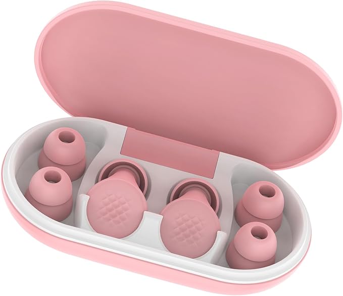 Ergonomic Noise Isolating Earplugs for Surfing Study Rest Silicone Design for Sensitive Ears Workers Breathable Silicone Soundproof Earplugs