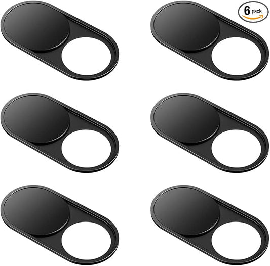 CloudValley Upgrade Webcam Camera Cover, [6-Pack] 0.027 inch Metal Camera Cover Slide for Mac, iPad, MacBook Pro, MacBook Air, Laptops, PC/Computer, Tablets, Web Blocker Protect Your Privacy