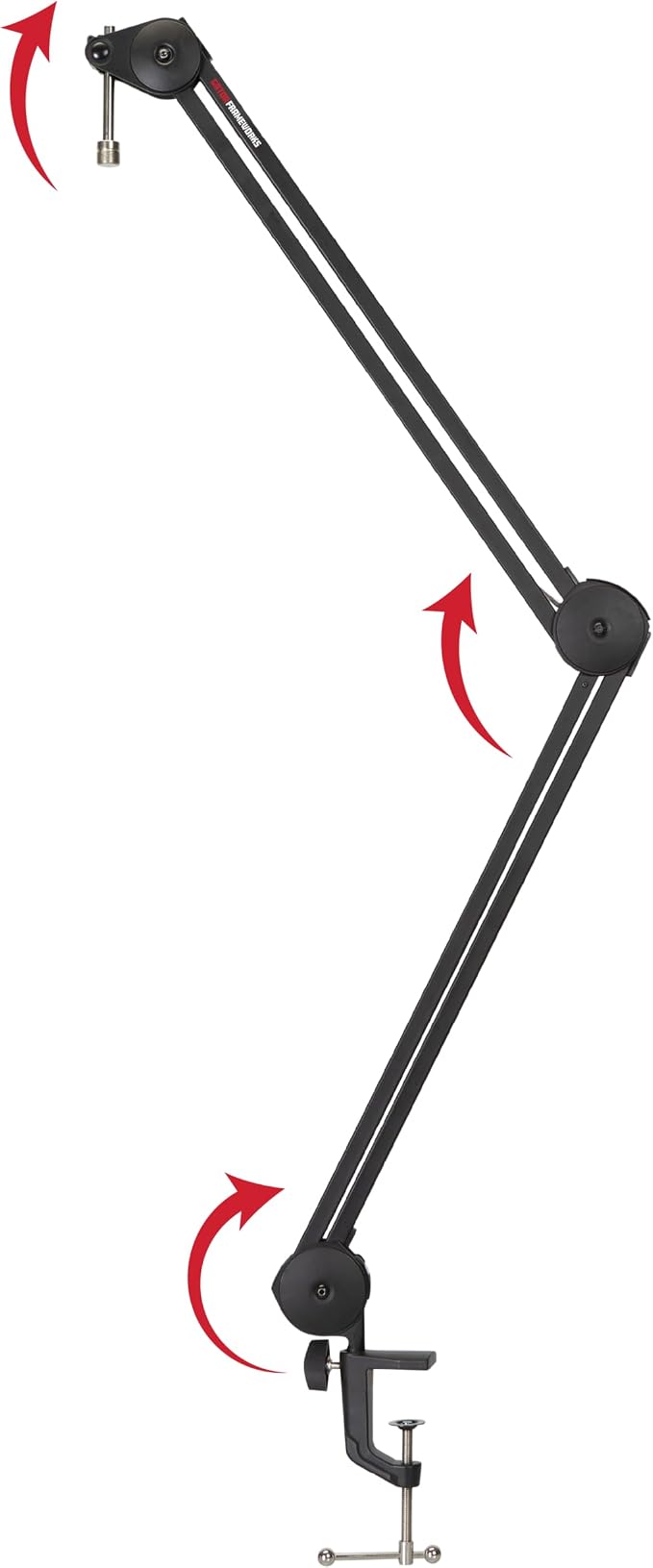 Gator Frameworks Deluxe Spring-loaded Desk-Mounted Microphone Boom Arm for Broadcasts, Podcasts, Content Creation, Live Streaming, & Similar Applications (GFWMICBCBM2000)