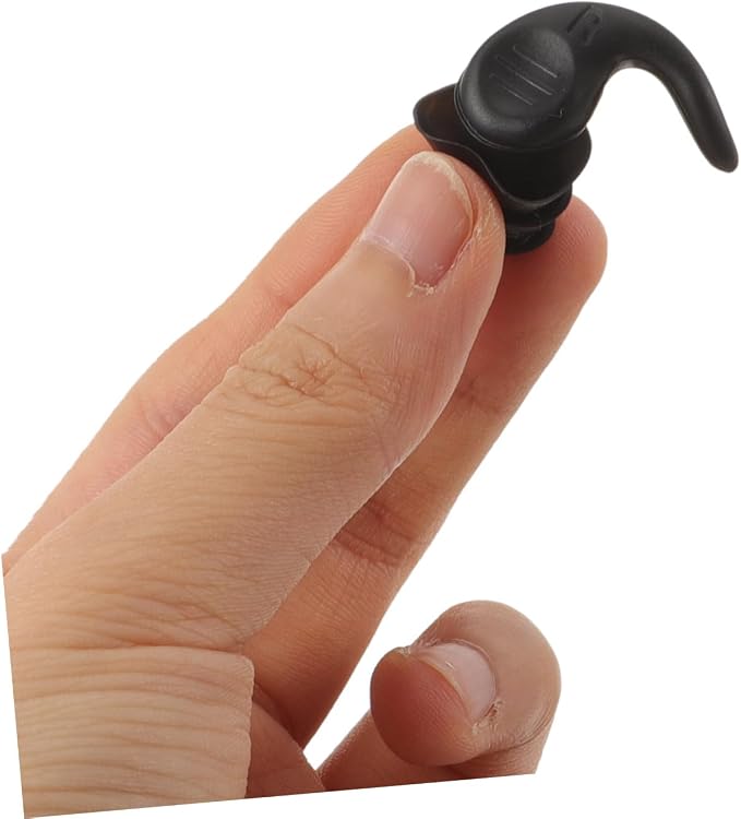 Reusable Silicone Anti-Noise with Storage Case, Noise Reducing, Studying, and Industrial Use, 1 Pair Black for Sound Blocking and Hearing Protection Style