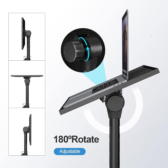Facilife Projector Stand - Adjustable Height 22 to 63 Inches, Tripod for Laptop & Projector, Outdoor Movies