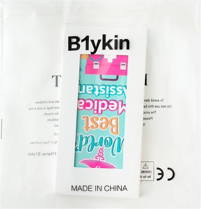 B1ykin Sticky Notes Set - Cartoon Theme Cute Self-Stick Notes Pad Teacher Appreciation Gifts， Self-Adhesive Writing Memo Pages Sticky to Do Notepad for Kids Employee School Office (Medical Assistant)