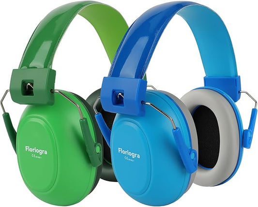2 Pack Noise Cancelling Headphones for Kids, Kids Ear Protection 28dB SNR Noise Reduction Ear Muffs for Children/Toddler, Noise Cancelling Hearing Protection For Fireworks/Monster Truck