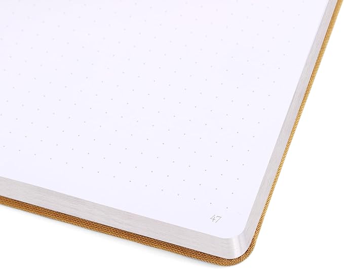 A5 Bullet Dotted Journal Notebook | 160gsm Thick Bleedproof Paper, Lay Flat Binding, 160 Numbered Pages | Hard Cover Dot Grid Notebook/Bullet Journals for Creatives & Professionals-Archer