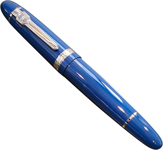 JH159 Rollerball and Ballpoint Pens (Blue+Silver Clip)