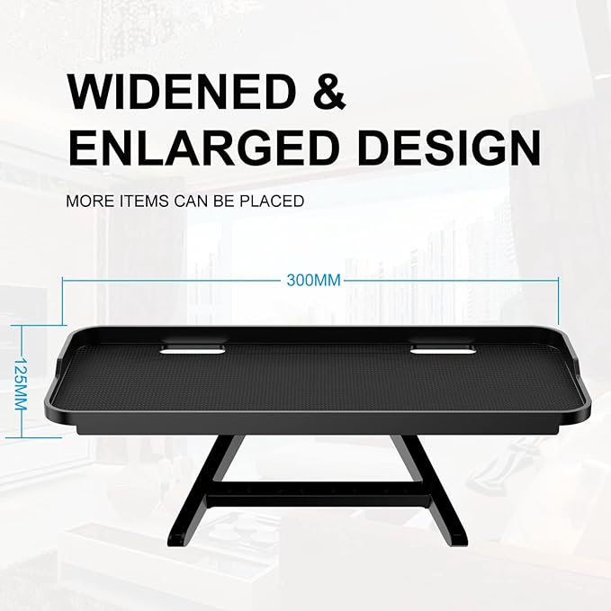 TV Screen Top Shelf Monitor Shelf Adjustable Computer Screen for Office Desk, Cellphone Stand, Media Box, Game Console, Router 11.8 x4.7 inch TV Tray Stand Mount Storage Organizer Bracket