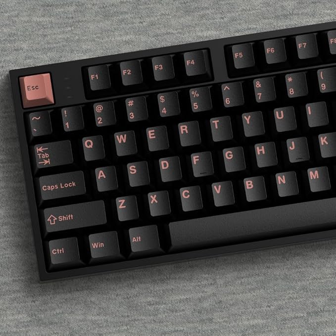 Guffercty kred Cherry Profile PBT Keycaps 156 Key Set, Oil Proof Fade Resistant Keycaps Fit 60%/65%/75%/80%/TKL/100% Mechanical Keyboard (Wasabi)