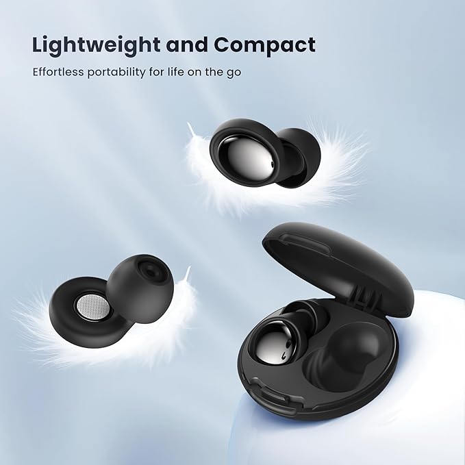 Ear Plugs for Sleeping Noise Cancelling, NRR 45dB EarPlugs for Sleeping, Concerts & Festivals, Studying, Focus, Reusable, Ear Protection Earplugs, 7 Pair Silicone Eartips