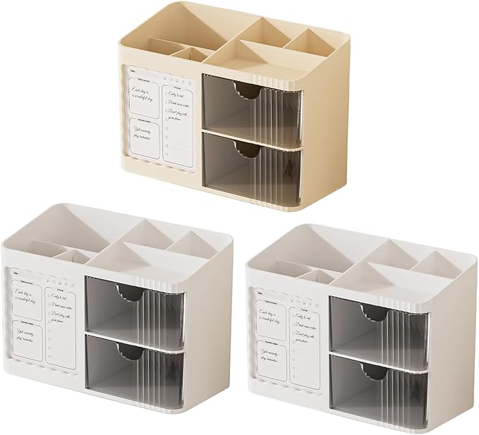 Stylish Desk Storage with Multiple Compartments for Keeping Supplies in Order Ideal for Work or Study Minimalist Desk Planner