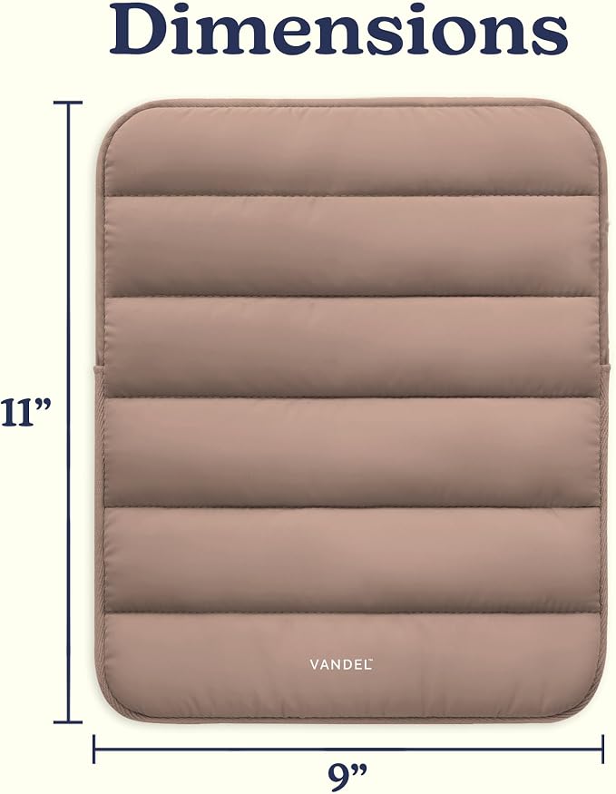 Vandel - The Original Puffy iPad Sleeve 9-11 Inch Tablet Sleeve, Brown i Pad Case for Women and Men, Cute iPad Air Pouch, 9 10 Inch, 11 Inch Bag