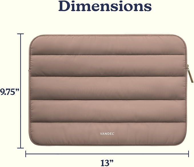 Vandel - The Original Puffy Laptop Sleeve 15-16 Inch Sleeve for Women and Men MacBook Pro 16 in Case, Cute Computer Bag 15.6 Inch HP Carrying Case - Apple, Asus, Dell, HP Laptop Case 15.6 Cover