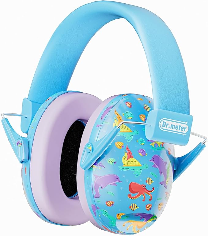 Kids Ear Protection for Monster Jam, Noise Cancelling Headphones for Kids Autism Sensory, Noise Reduction Ear Muffs for Track, Concerts, Fireworks, Mowing Hearing Protection Earmuffs