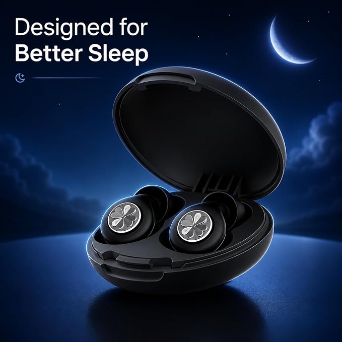 45dB Ear Plugs for Sleeping, Soft Silicone for Side Sleepers, 4 Sizes | Reusable soft silicone with XS/S/M/L sizes for side sleepers, concerts, flights and hotels; carrying case included.