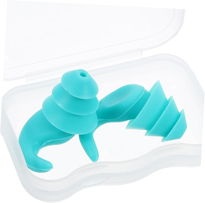 Reusable Silicone Noise Reduction for Rest Study Work Travel Concerts Comfortable Soft Fit Noise Blocking Earbuds with Carrying Case