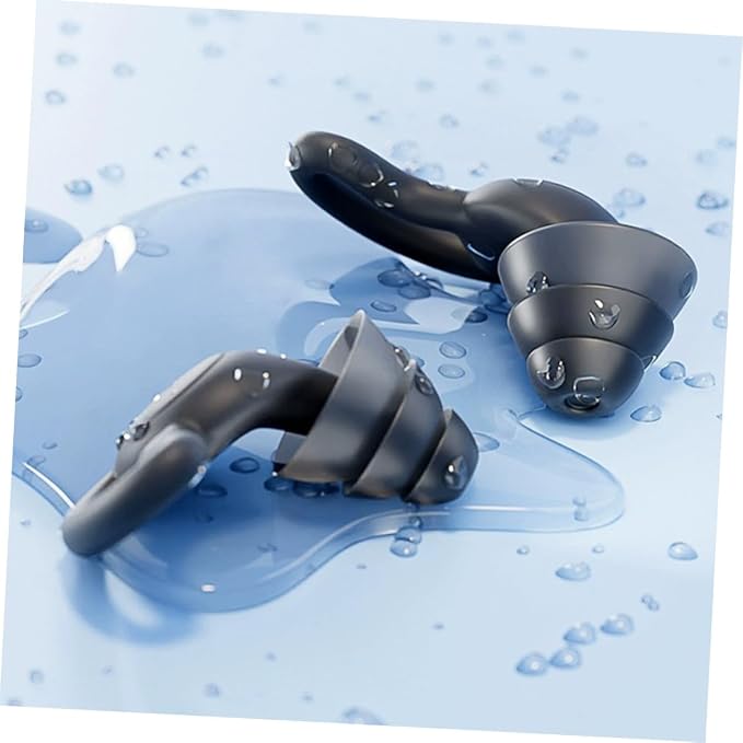 CHILDWEET 2pcs Silicone Noise Cancelling Comfortable Soundproof for Work Study Travel Soft Reusable Noise Reduction Protection