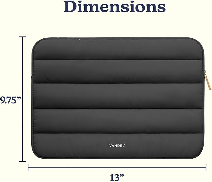 Vandel - The Original Puffy Laptop Sleeve 15-16 Inch Sleeve for Women and Men MacBook Pro 16 in Case, Cute Computer Bag 15.6 Inch HP Carrying Case - Apple, Asus, Dell, HP Laptop Case 15.6 Cover