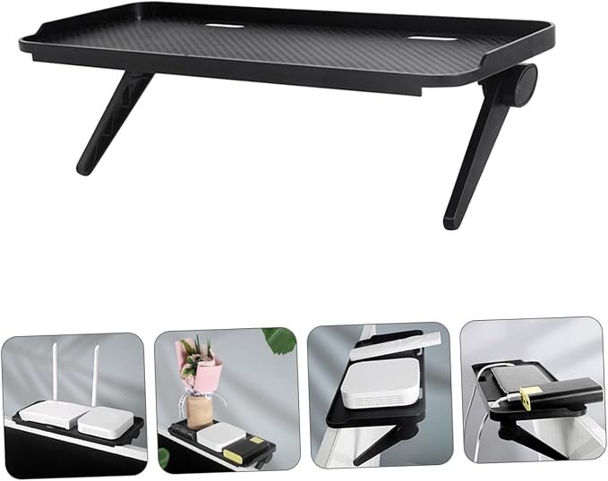 Uonlytech Screen Top's Shelf Monitor Mounting Bracket for Flat-panel Tvs and Computer Monitors Easy Installation Space-saving Design Height Finish for Use
